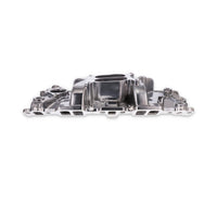 Chevy Small Block Carbureted Dual Plane Aluminum Intake Manifold - Polished