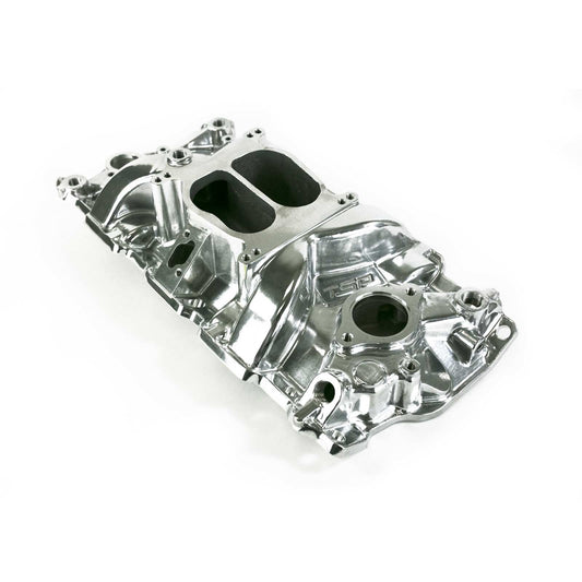 TSP_Chevy_Small_Block_Polished_Dual_Plane_Intake_Manifold_Angle_82000