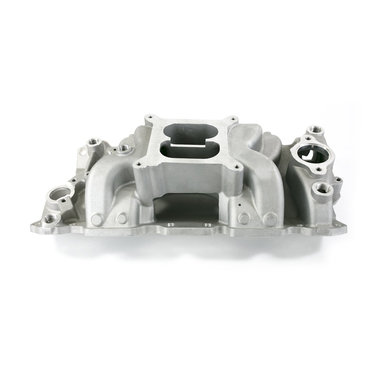 Chevy Small Block Carbureted Dual Plane Air Gap Aluminum Intake Manifold