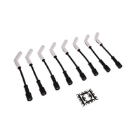 Ford Godzilla 7.3L 8.5mm Ignition Wires with 135 Degree Black Ceramic Boots - White