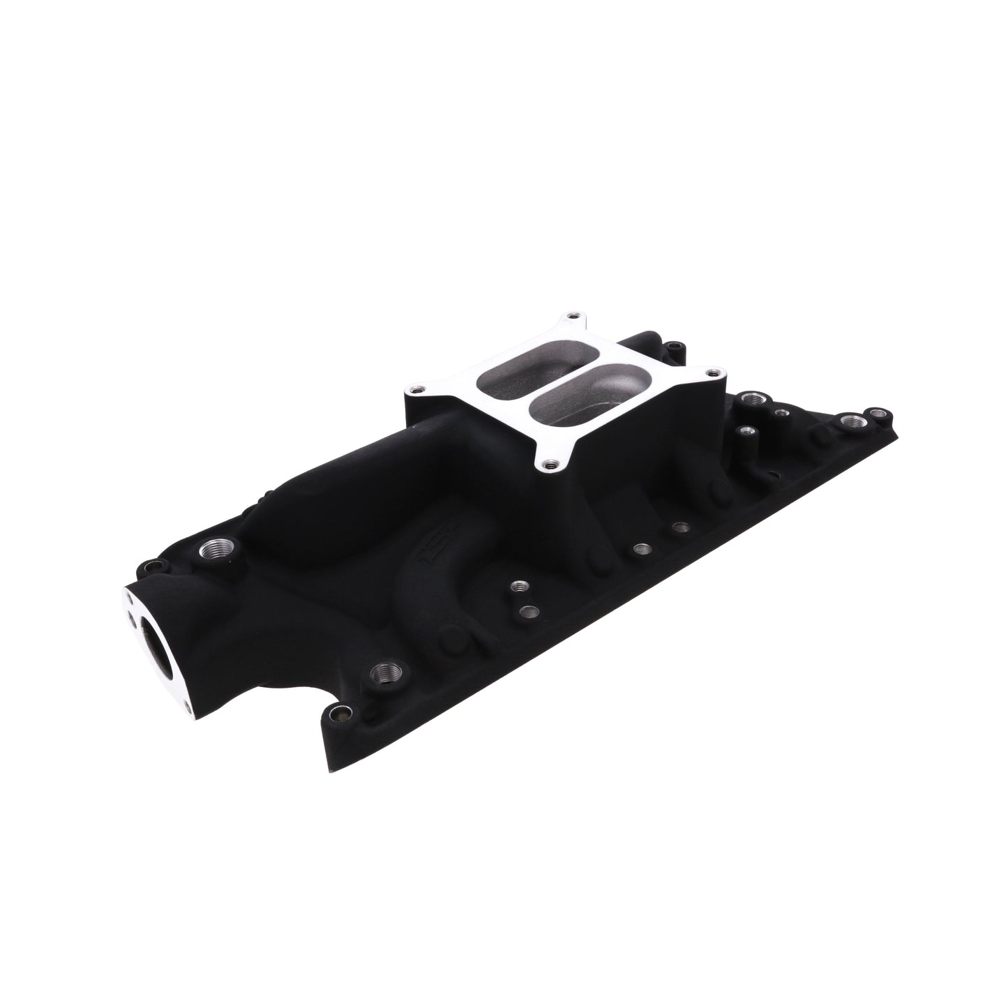 Ford Small Block Carbureted Aluminum Dual Plane Intake Manifold - Black