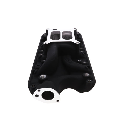Ford Small Block Carbureted Aluminum Dual Plane Intake Manifold - Black