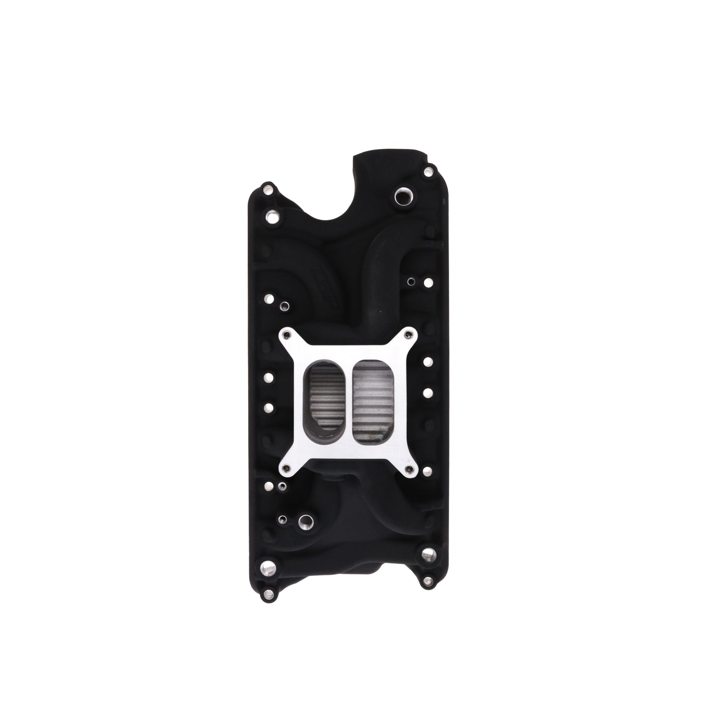 Ford Small Block Carbureted Aluminum Dual Plane Intake Manifold - Black