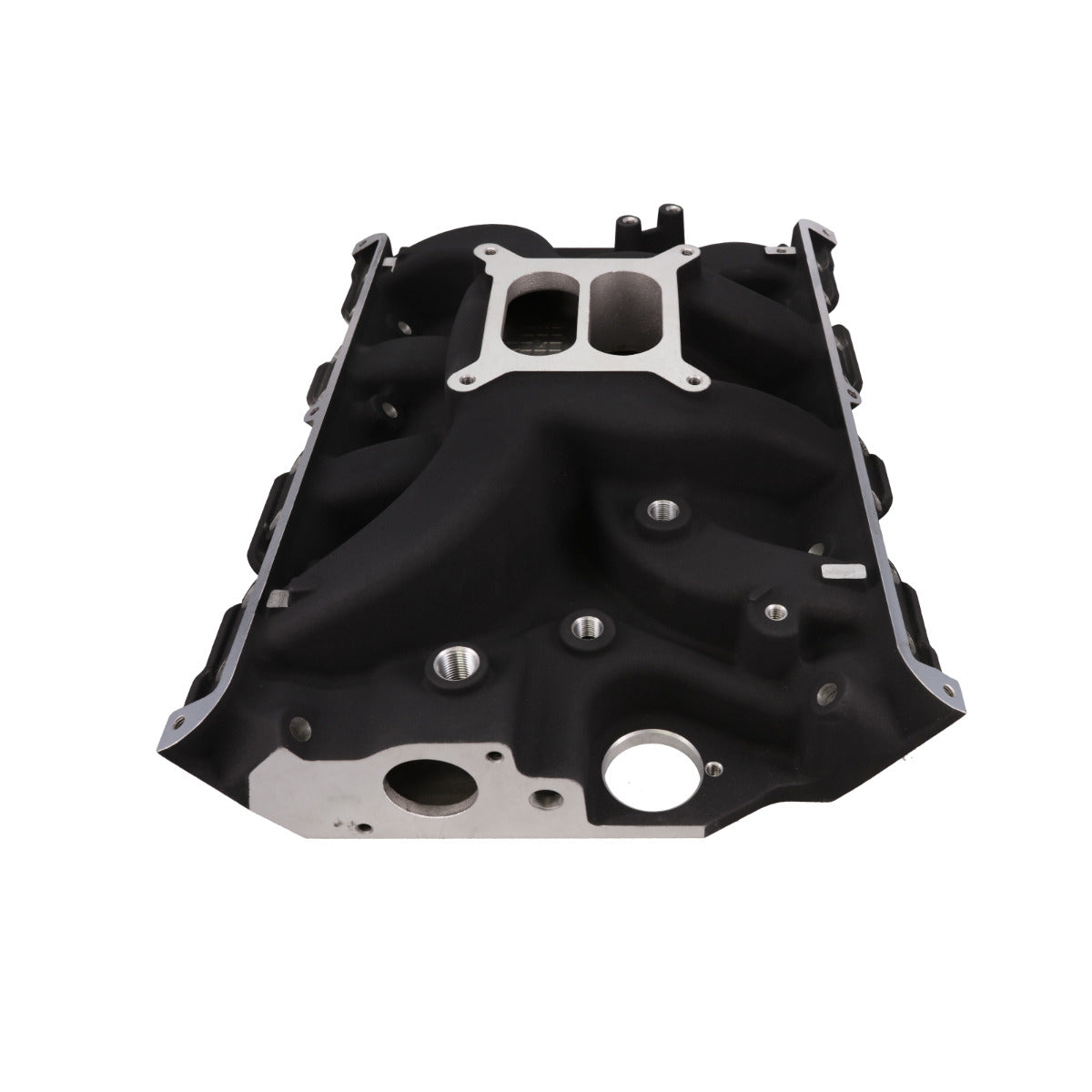 Ford Big Block FE Carbureted Dual Plane Black Aluminum Intake Manifold