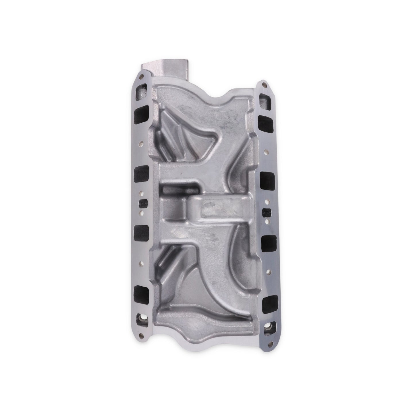 Ford 351W Carbureted Aluminum Dual Plane Intake Manifold - Polished