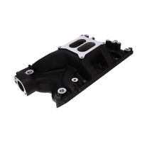 Ford 351W Carbureted Aluminum Dual Plane Intake Manifold - Black