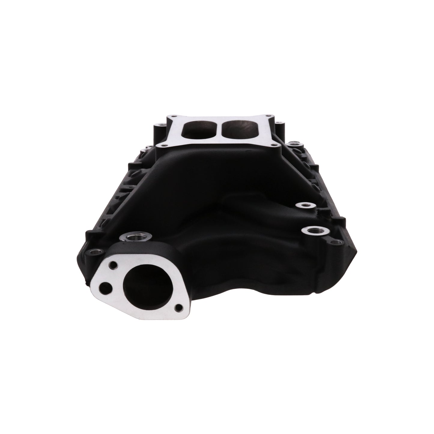 Ford 351W Carbureted Aluminum Dual Plane Intake Manifold - Black