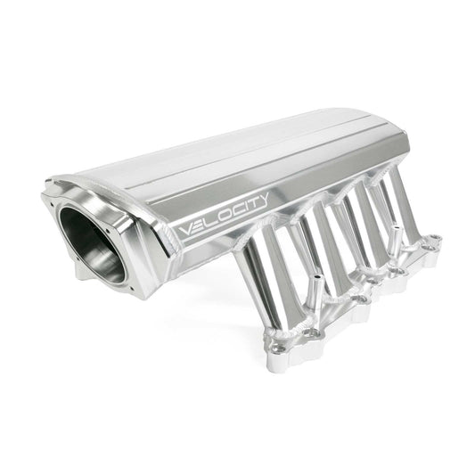 TSP_Velocity_Coyote_Intake_Manifold_Front_Angle_Clear_Anodized_84050