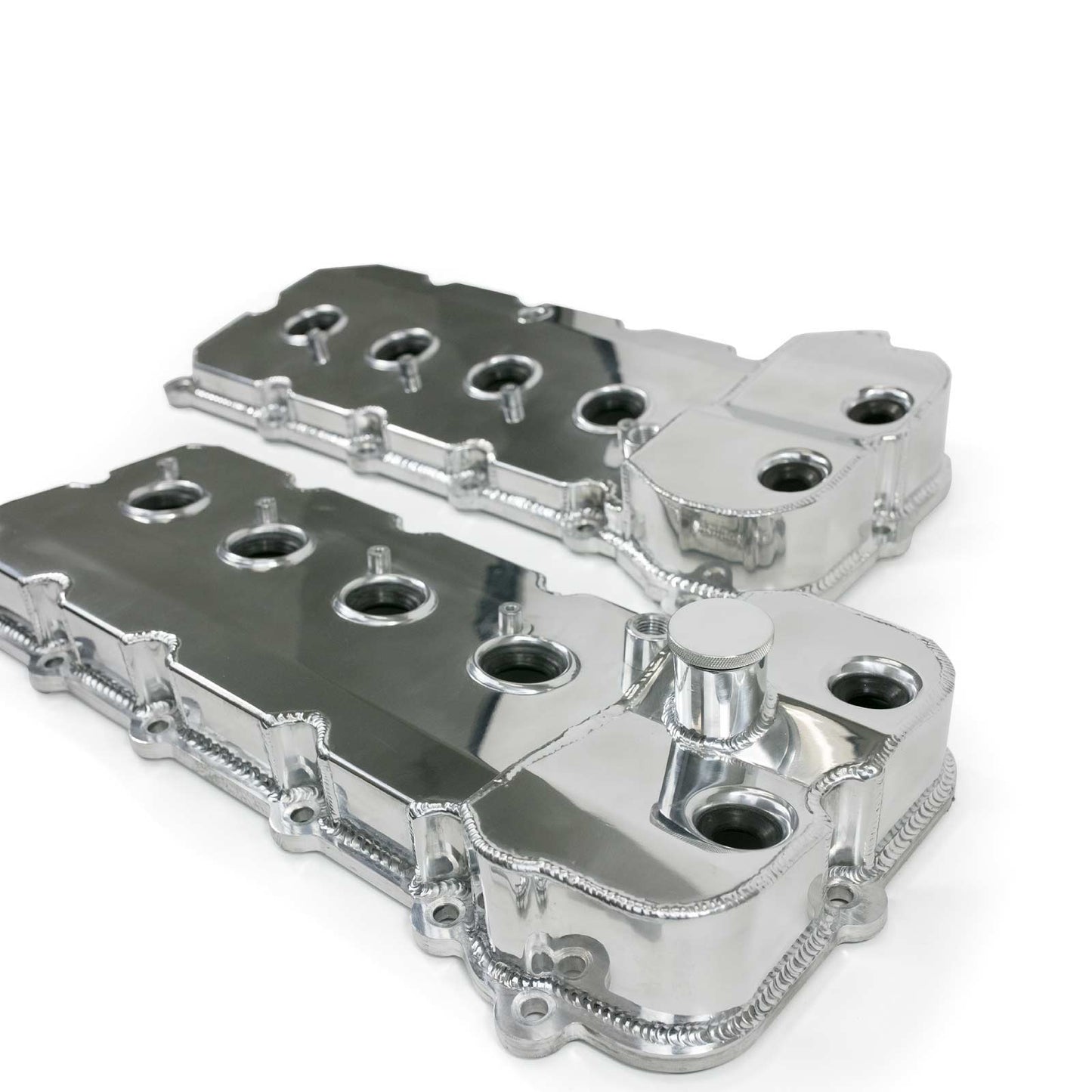 Side View of TSP Chevy Big Block Aluminum Cylinder Head - Durable & High-Quality