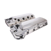 V Series Ford 5.0L Coyote Billet Aluminum Valve Covers with Coil Covers - Natural