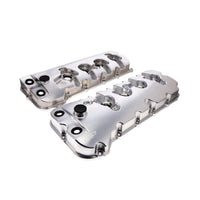 V Series Ford 5.0L Coyote Billet Aluminum Valve Covers - Natural