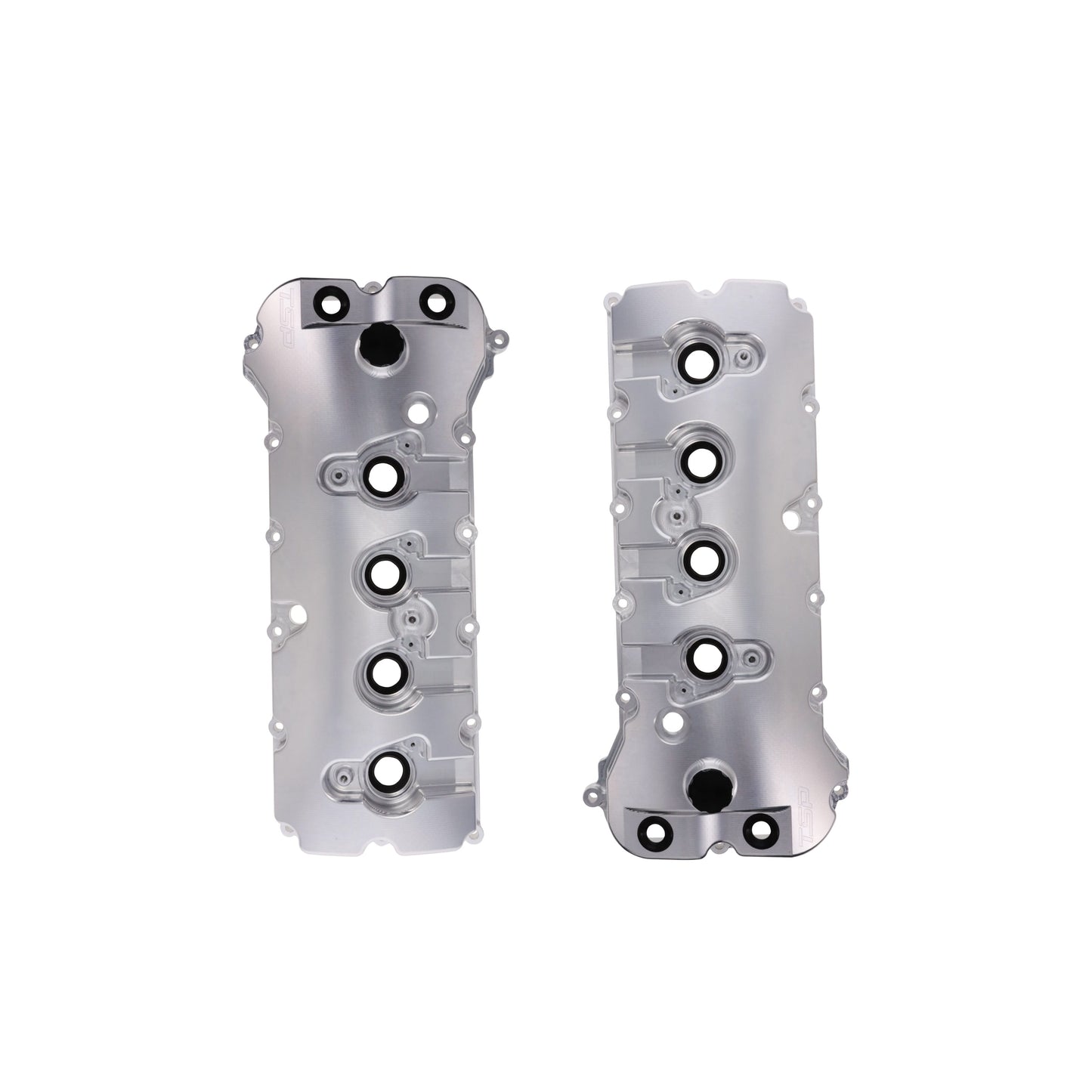 V Series Ford 5.0L Coyote Billet Aluminum Valve Covers - Natural