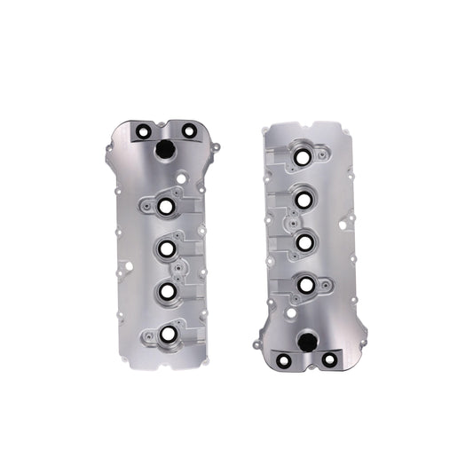 V Series Ford 5.0L Coyote Billet Aluminum Valve Covers - Natural