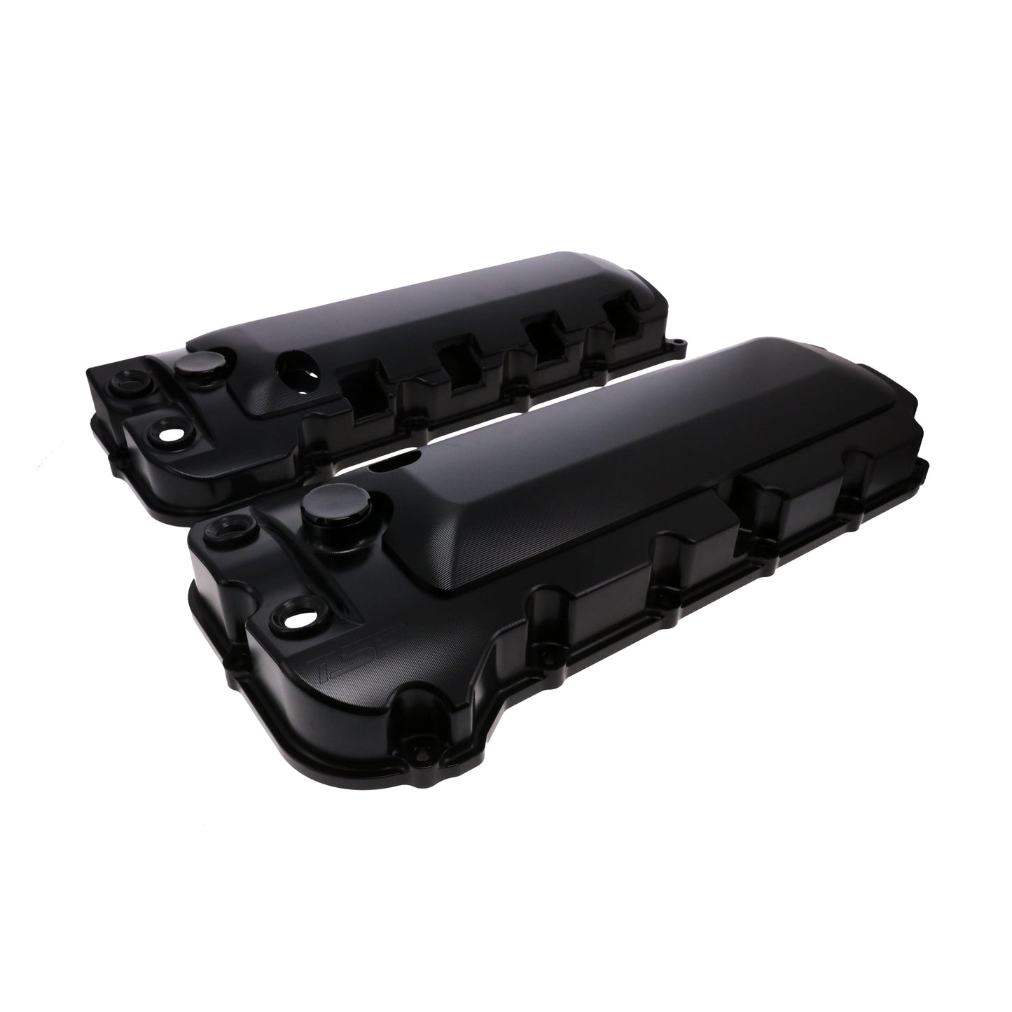 V Series Ford 5.0L Coyote Billet Aluminum Valve Covers with Coil Covers - Black