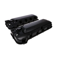 V Series Ford 5.0L Coyote Billet Aluminum Valve Covers with Coil Covers - Black