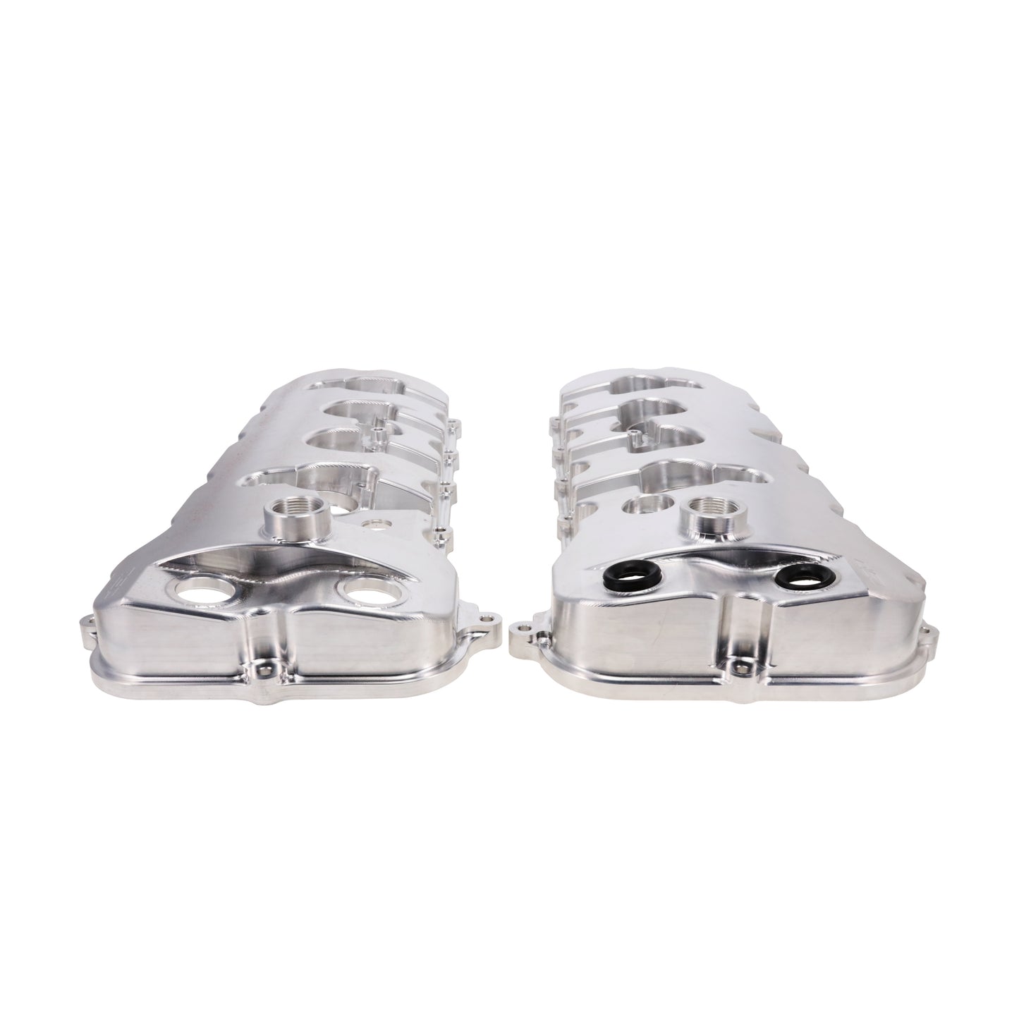 V Series Ford 5.0L Coyote Billet Aluminum Valve Covers - Natural