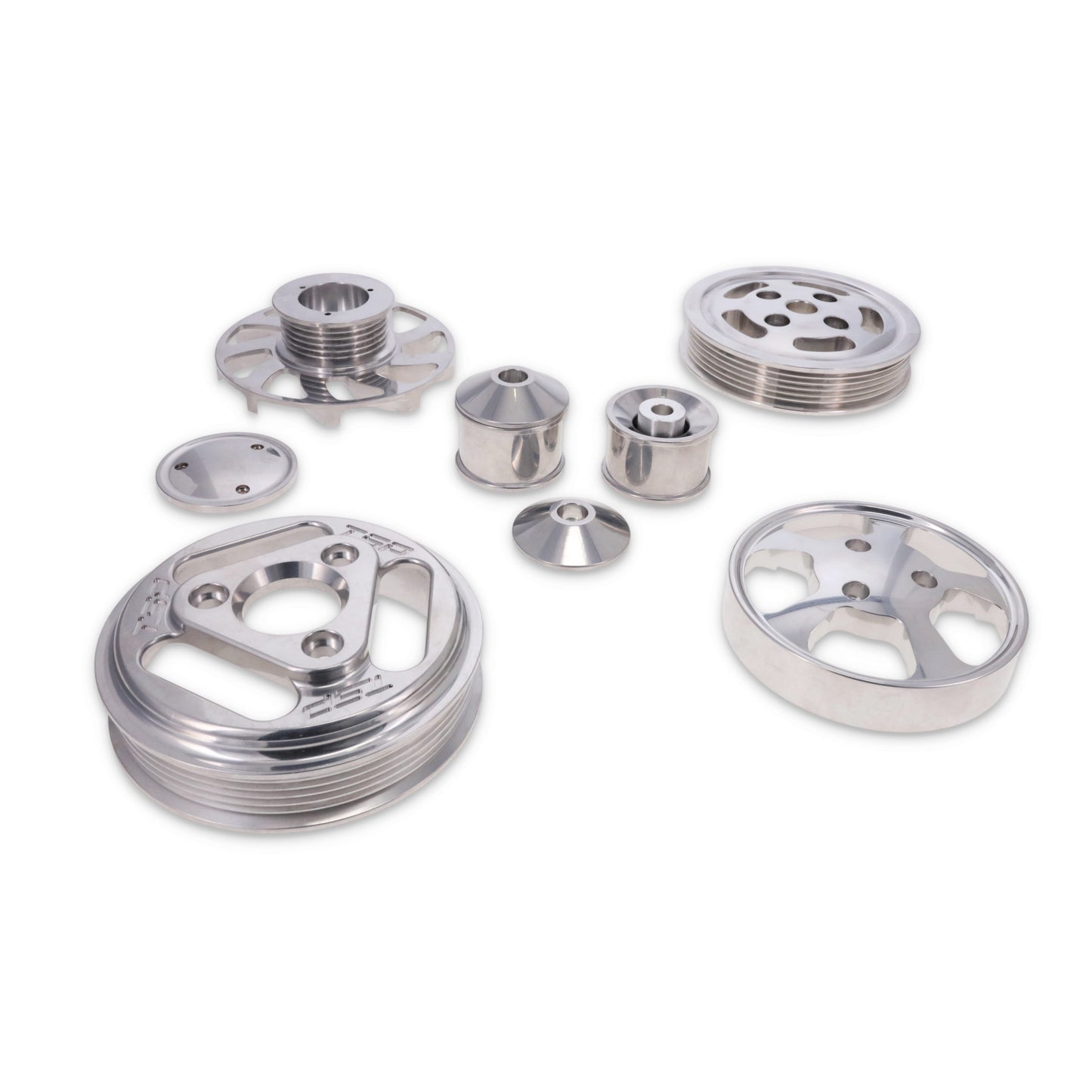 Ford Coyote Serpentine Front Drive System - Polished