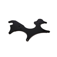 Chevy Small Block Serpentine Front Drive System Accessory Plate - Black