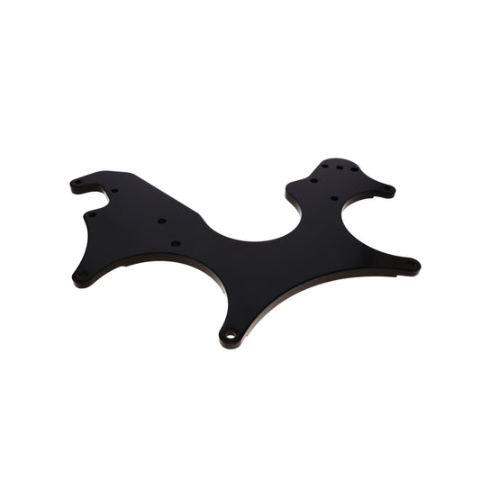 Chevy Small Block Serpentine Front Drive System Accessory Plate - Black