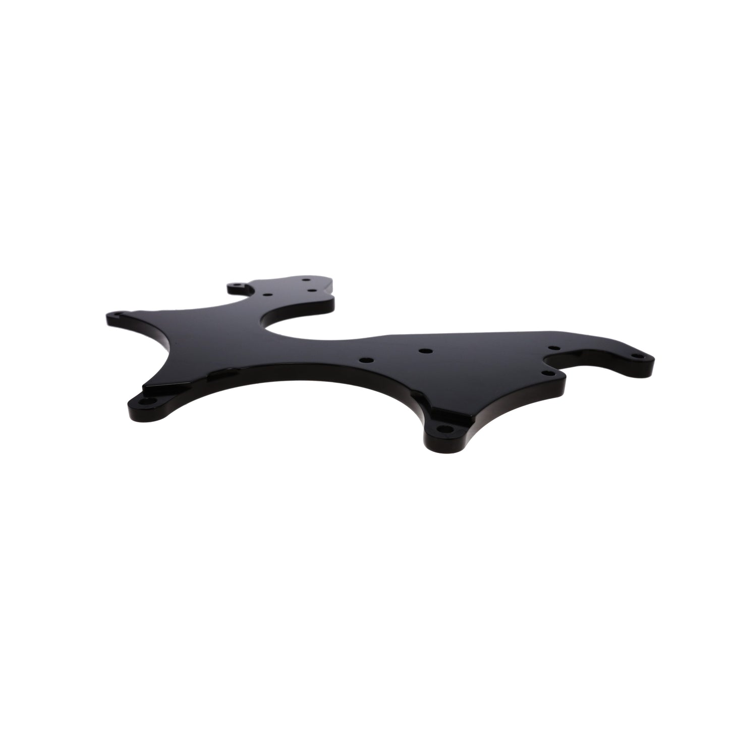 Chevy Small Block Serpentine Front Drive System Accessory Plate - Black
