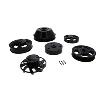 Chevy Small Block Serpentine Front Drive Brackets - Black