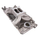 Chrysler Small Block Carbureted Dual Plane Air Gap Black Aluminum Intake Manifold