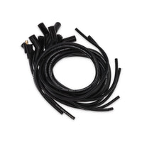 8.5mm Universal Ignition Wires with 135° Plug Boots - Black