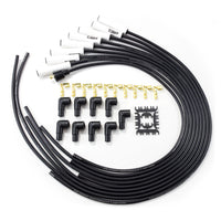 8.5mm Universal Black Ignition Wires with Ceramic Plug Boots