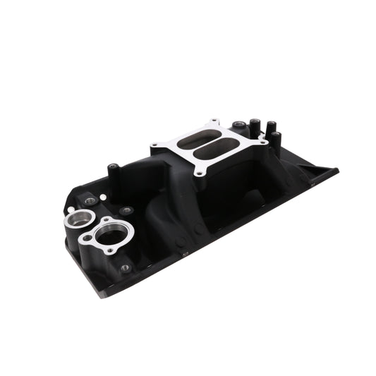 AMC V8 Dual Plane Air Gap Aluminum Intake Manifold - Black