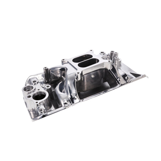 AMC V8 Dual Plane Air Gap Aluminum Intake Manifold - Polished