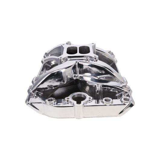 Oldsmobile Big Block V8 Dual Plane Air Gap Aluminum Intake Manifold - Polished