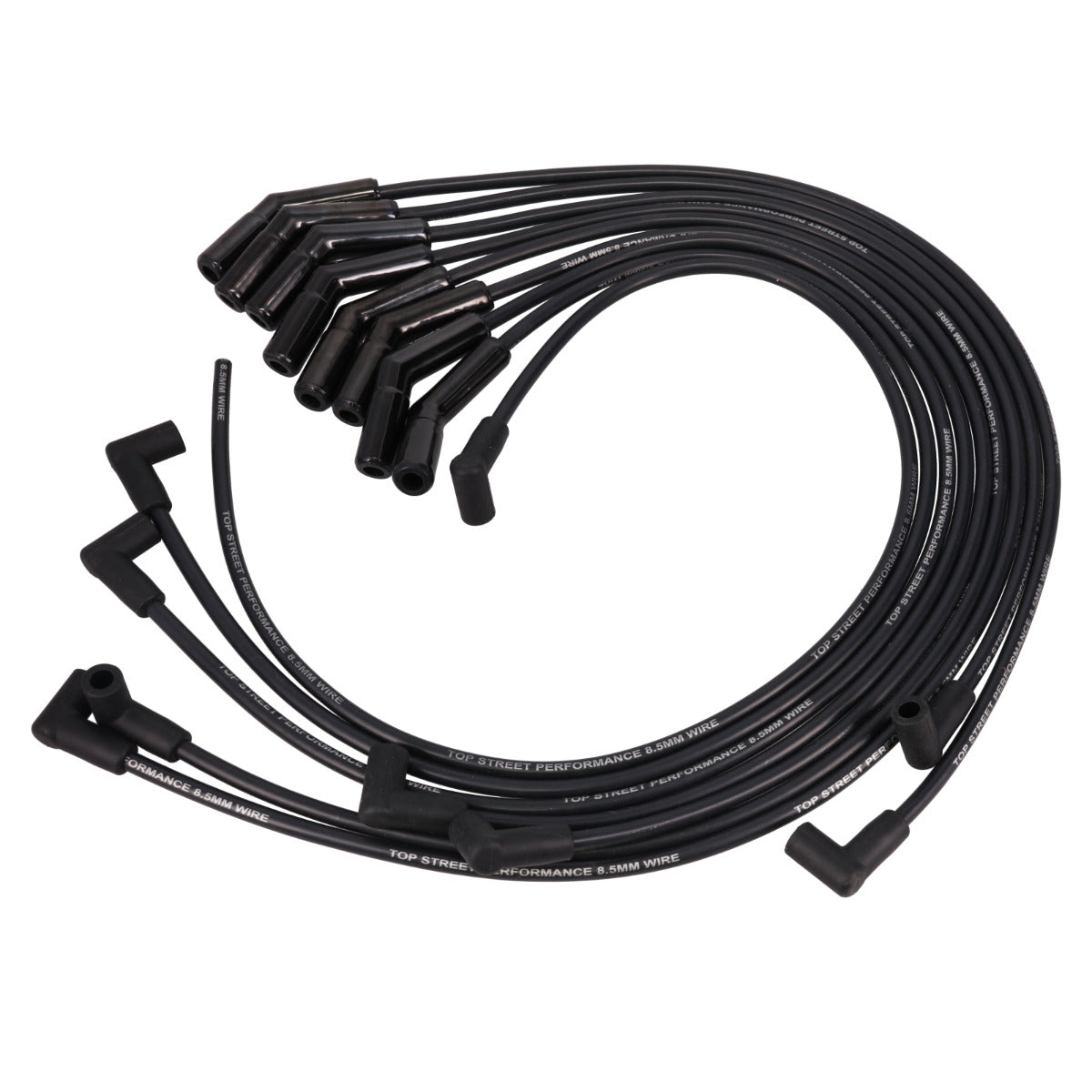 Ignition Block Wire 8.5mm Chevy Big Block Ignition Wires with 135° Ceramic Plug Boots ...