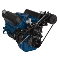 Ford 289-302-351W V-Belt System - AC & Alternator - Black