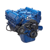 Ford 351C Serpentine System - Alternator Only, Electric Water Pump - Black