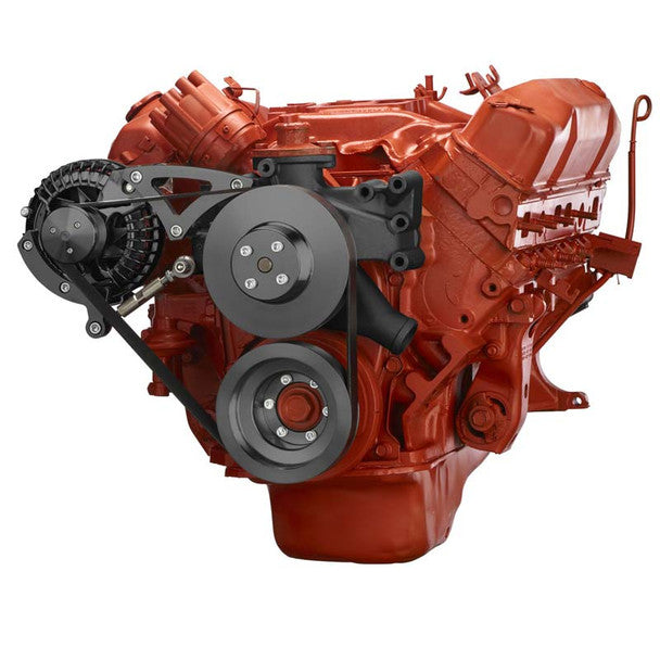 Big Block Chrysler Serpentine Conversion, Alternator Only - Black