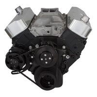Chevy Big Block V-Belt System - Alternator Only, LWP - Black