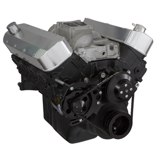 Chevy Big Block V-Belt System - Alternator Only, LWP - Black