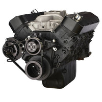 Chevy Big Block Serpentine Conversion Kit - Alternator Only, Long Water Pump - Black