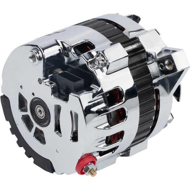 GM CS130 1 Wire Alternator 140 Amp - Chrome Plated