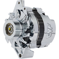 GM CS130 1 Wire Alternator 140 Amp - Chrome Plated