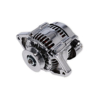 Denso Style 90 Amp Mini Alternator - Chrome