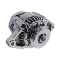 Denso Style 90 Amp Mini Alternator - Chrome