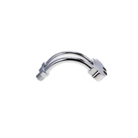 Curved A/C Manifold Fitting for Sanden SD-7 - Chrome