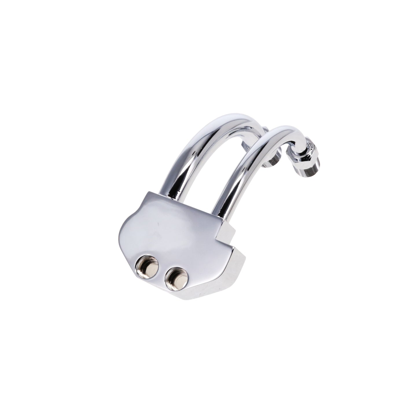 Curved A/C Manifold Fitting for Sanden SD-7 - Chrome