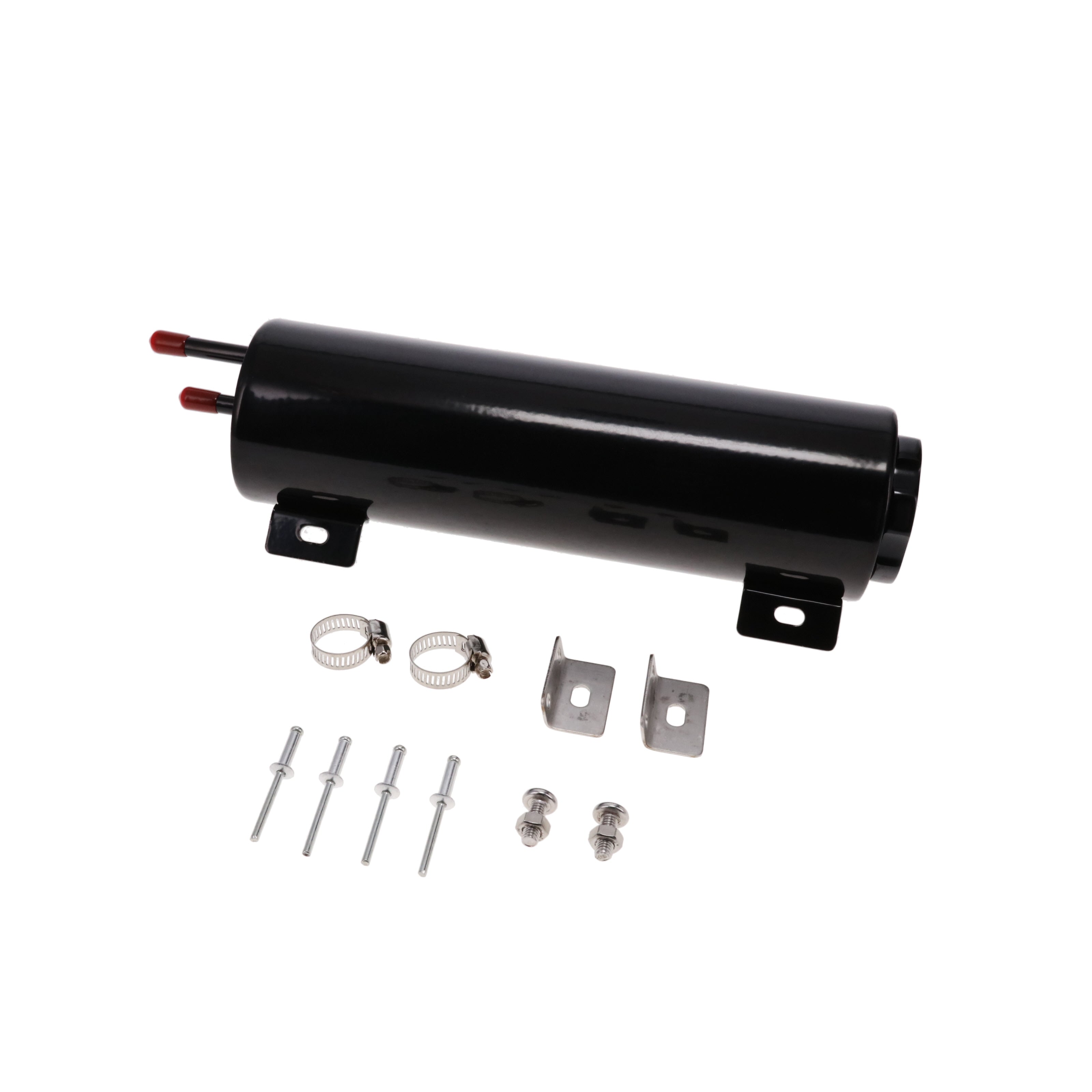 3” x 10” Stainless Steel Overflow Tank - Black – Top Street Performance