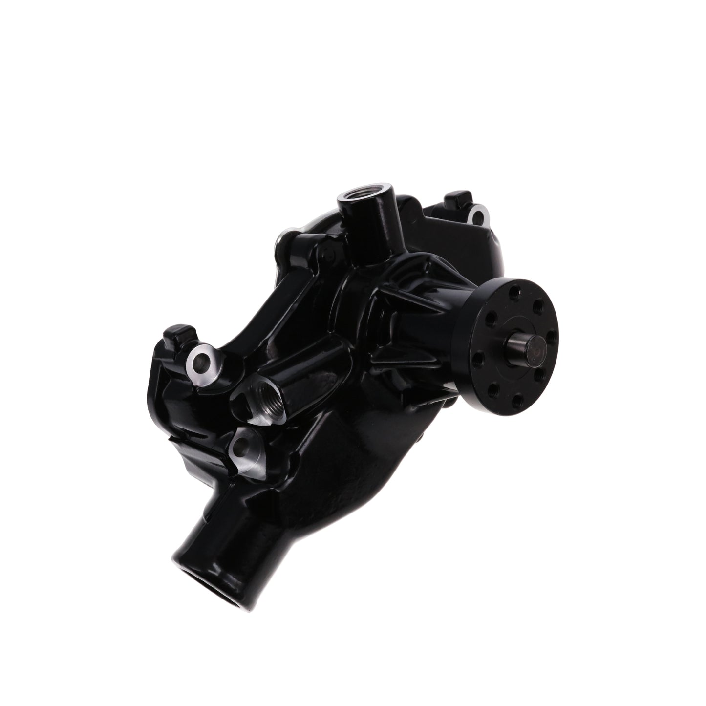 Chevy Small Block Short-Style High-Flow Mechanical Water Pump - Black