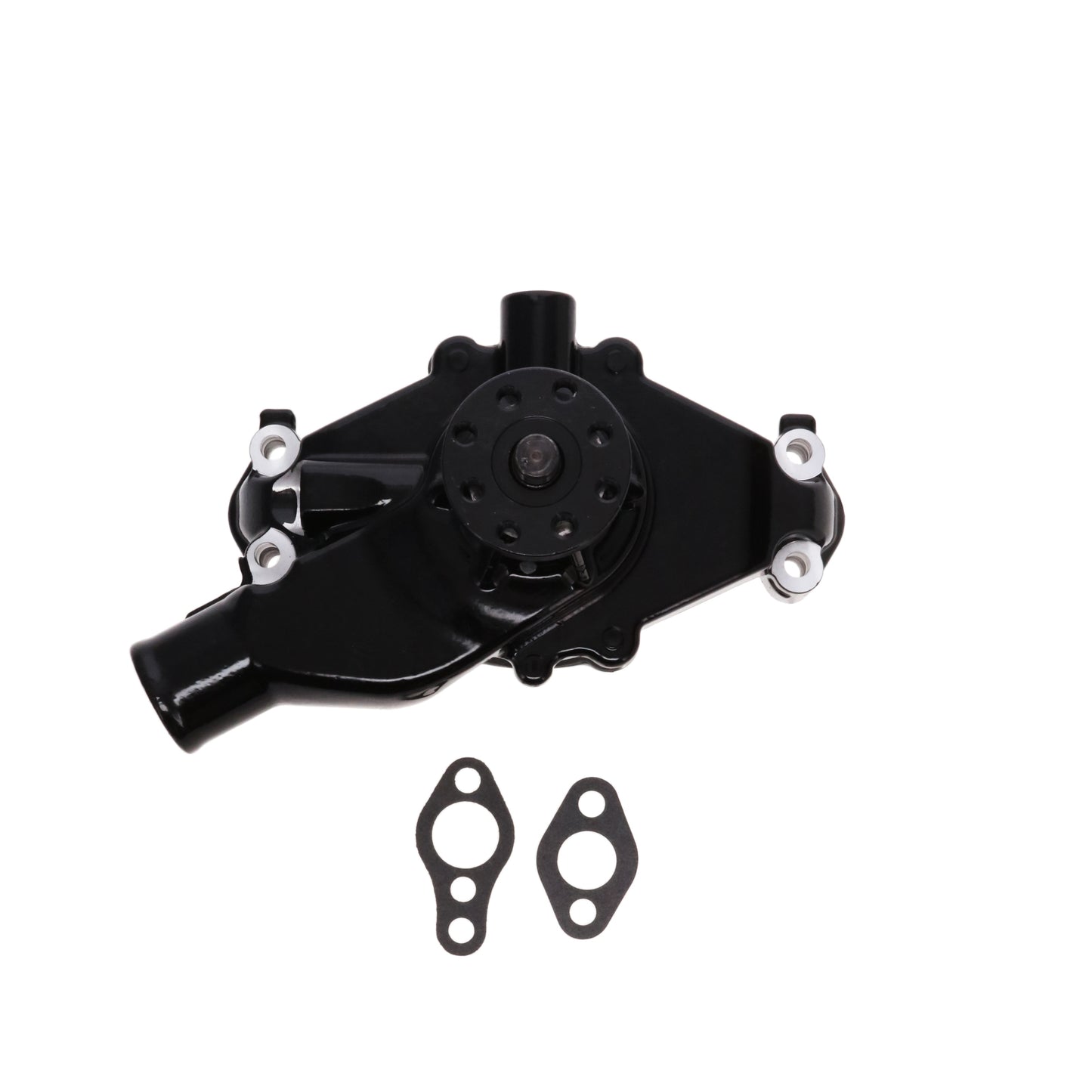 Chevy Small Block Short-Style High-Flow Mechanical Water Pump - Black