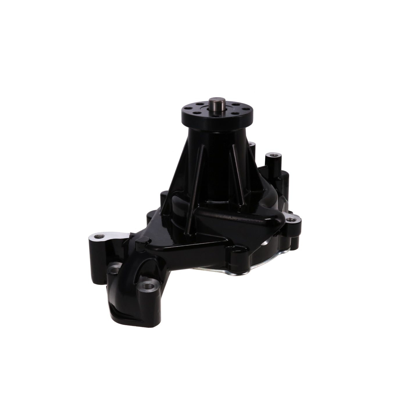 Chevy Small Block Long-Style Reverse Rotation High-Flow Mechanical Water Pump - Black