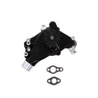 Chevy Small Block Long-Style Reverse Rotation High-Flow Mechanical Water Pump - Black