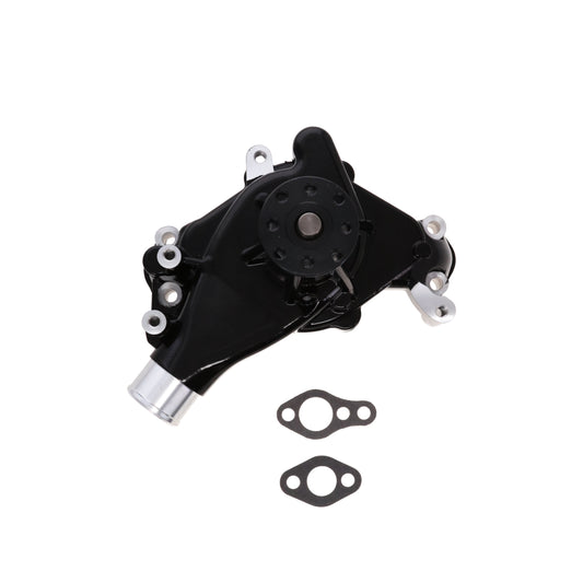 Chevy Small Block Long-Style Reverse Rotation High-Flow Mechanical Water Pump - Black